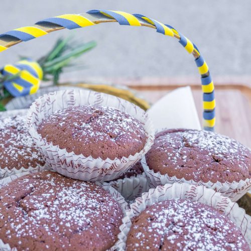 Simple chocolate muffins