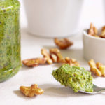 Vegan pesto with walnuts