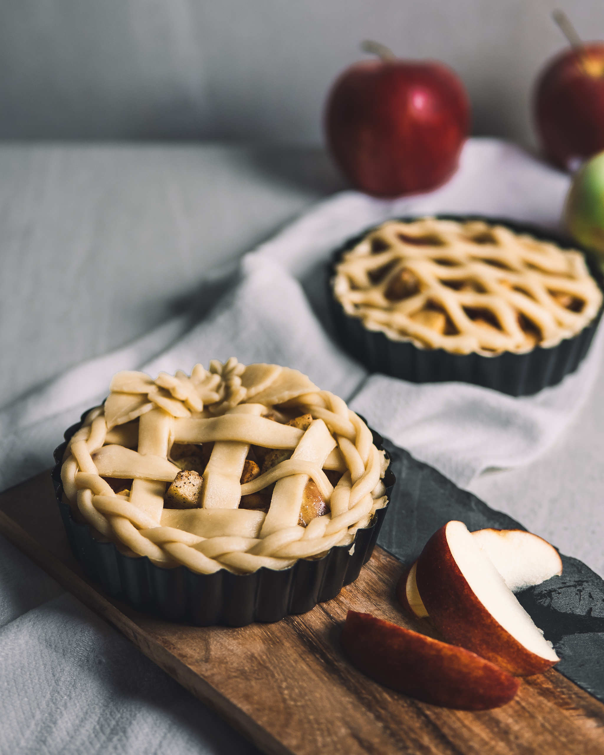 Vegansk äppelpaj med kanel
