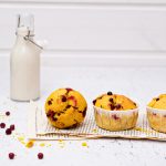 veganska saffransmuffins med lingon