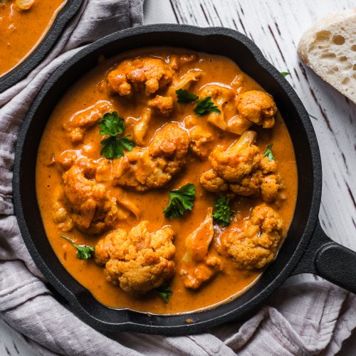 vegansk butter chicken blomkål