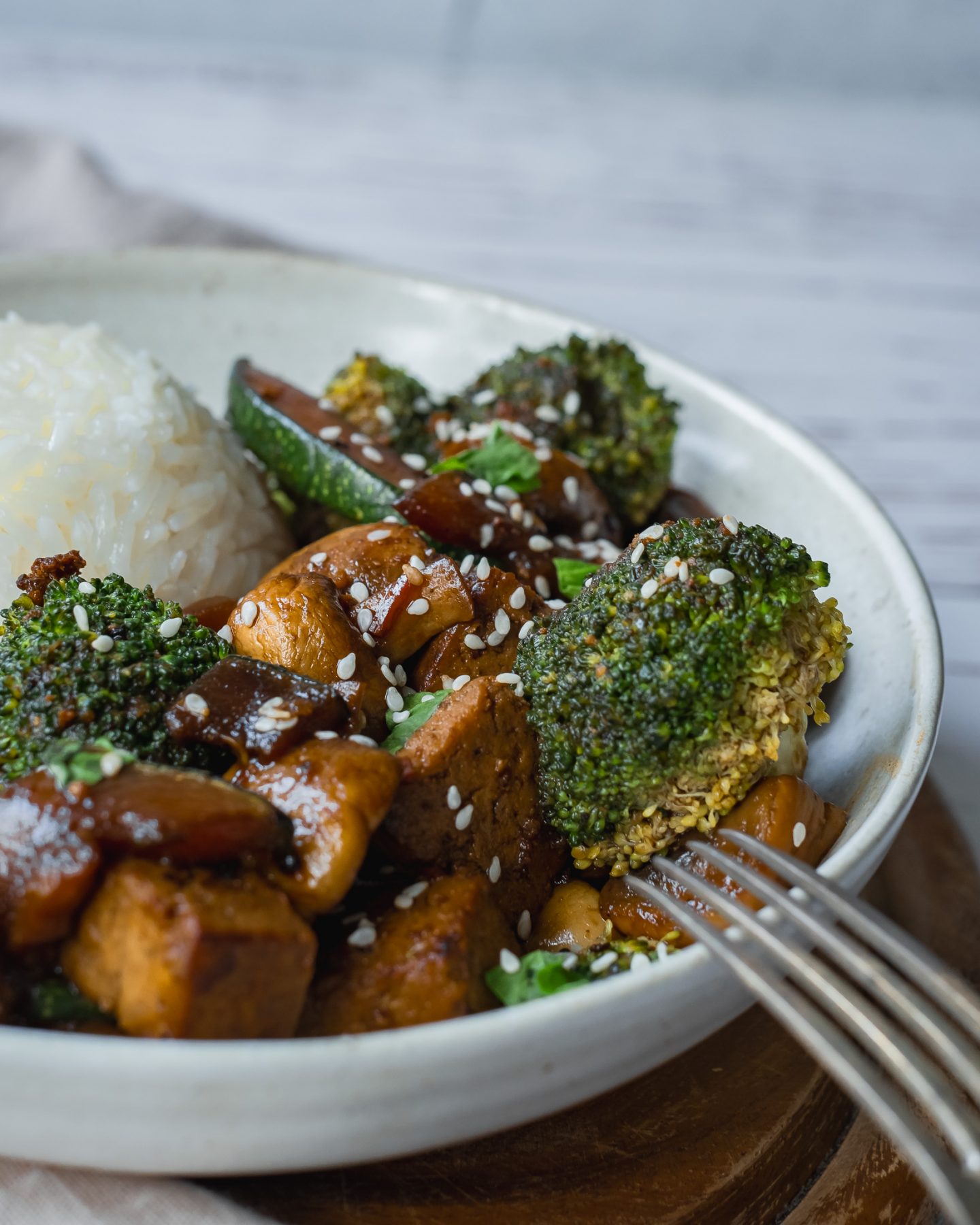 Grönsakswok med tofu
