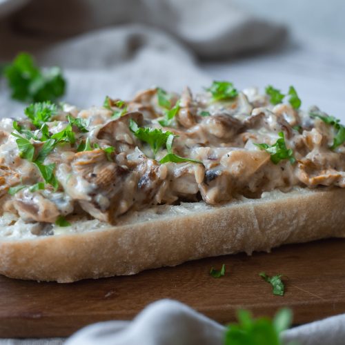 Vegansk kantarellstuvning